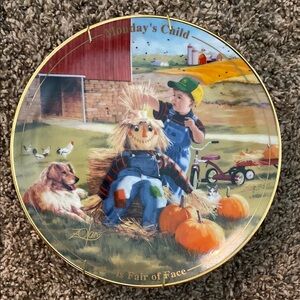Danbury Mint 'Monday's Child' Decorative Plate